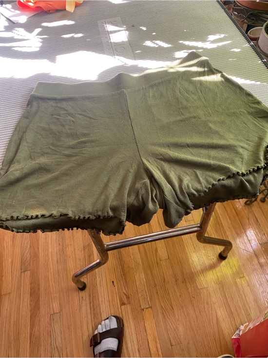 knix Pants - knix Olive Green High-Waist Lounge Shorts